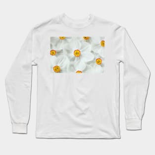 Narcissus  &#39;Actaea&#39;  AGM  Division 9 Poeticus  Daffodil Long Sleeve T-Shirt